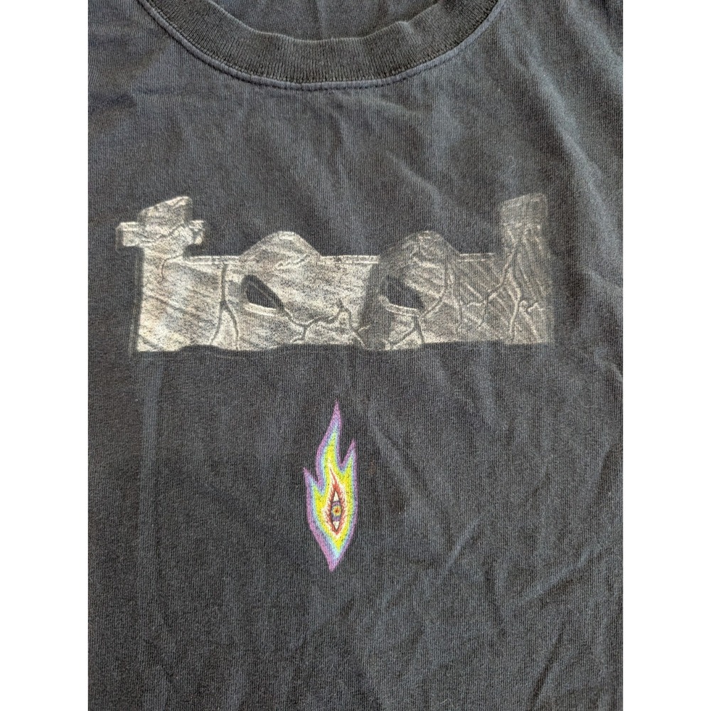 Vintage Rare Y2k 2002 Tool Lateralus Flame Eye Alex Grey Band T-shirt Size XL - Picture 2 of 8